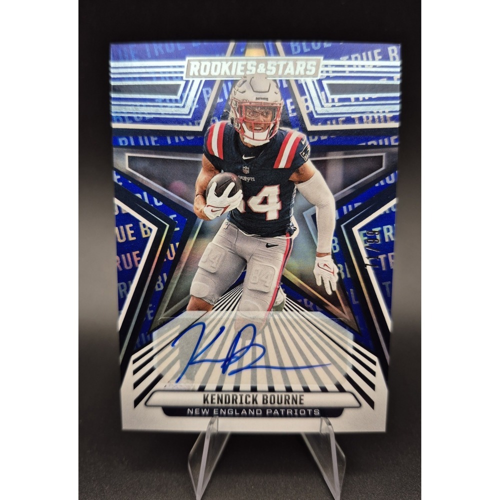 2024 Panini Rookies & Stars Kendrick Bourne #67‎ True Blue /99 Auto Patriots